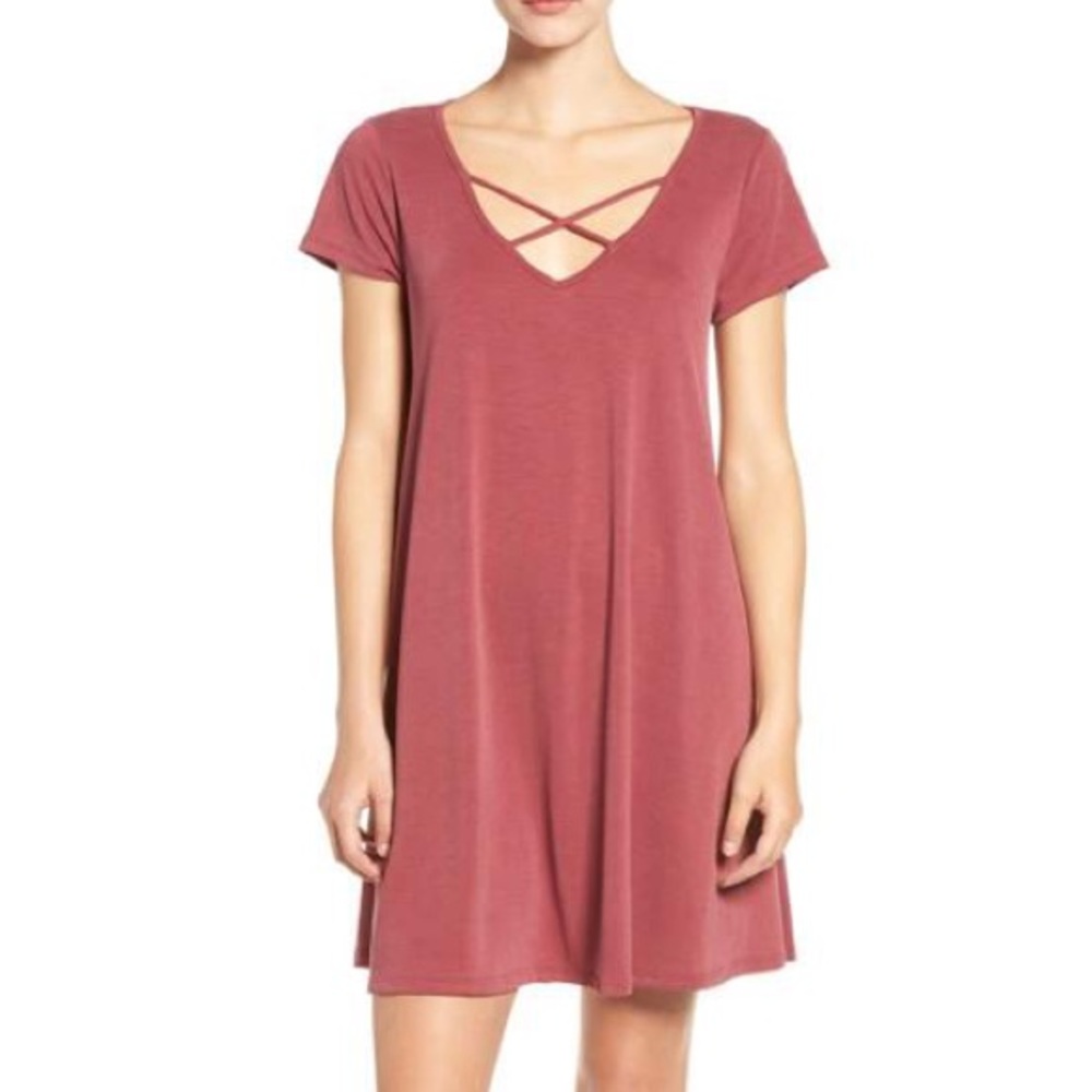 cross front t-shirt dress!